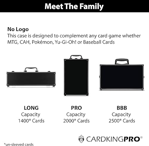 Miniatura 9 de Estuche de Cartas de Juego Compatible con Magic The Gathering, Yugioh y otros Juegos de Cartas Incluye 8 separadores Capacidad para 1400 cartas