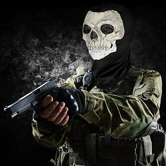 Ghost Mask Skull Cod Ghost Balaclava Skeleton Ski Mask Halloween Costume Cosplay Props