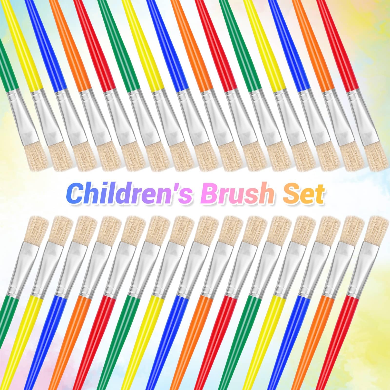 Kids Paint Brushes Set Craft Paint Brushes Paintbrushes In Art Supplies