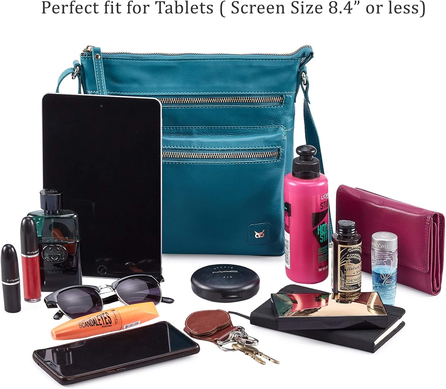 Small Genuine Leather Crossbody Bags for Women Vintage Travel Sling Purses & Handbags Shoulder Crossover - Image 7