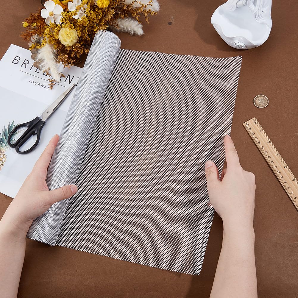 GORGECRAFT 3 m X 40cm Aluminium Drahtgeweberolle Für Skulpturen – Robuste Ausführung – Maschenweite 3x4mm – Feinmaschengewebe Für DIY Kunsthandwerk Tonarbeiten Schmuckherstellung Und Heimdekoration