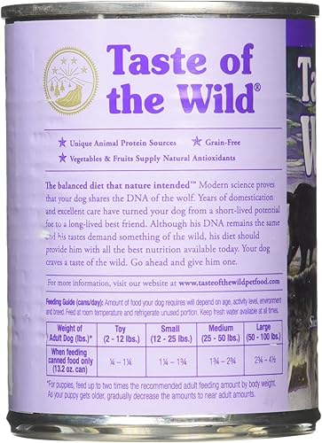 Miniatura 3 de Taste Of The Wild Sierra Mountain - Alimento enlatado para perros, 13.2 onzas, mediano