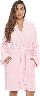 Just Love Printed Plush Robe for Women