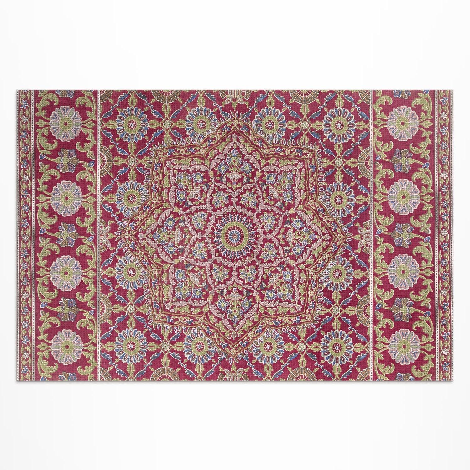 Tapis extérieur Matthew Digby Wyatt style broderie de créateur