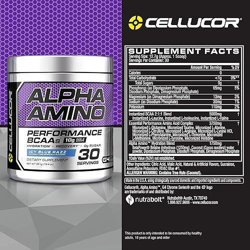 Miniatura 2 de Cellucor Alpha Acid Suplemento con aminoácidos BCAA CC-AABR366 1 1