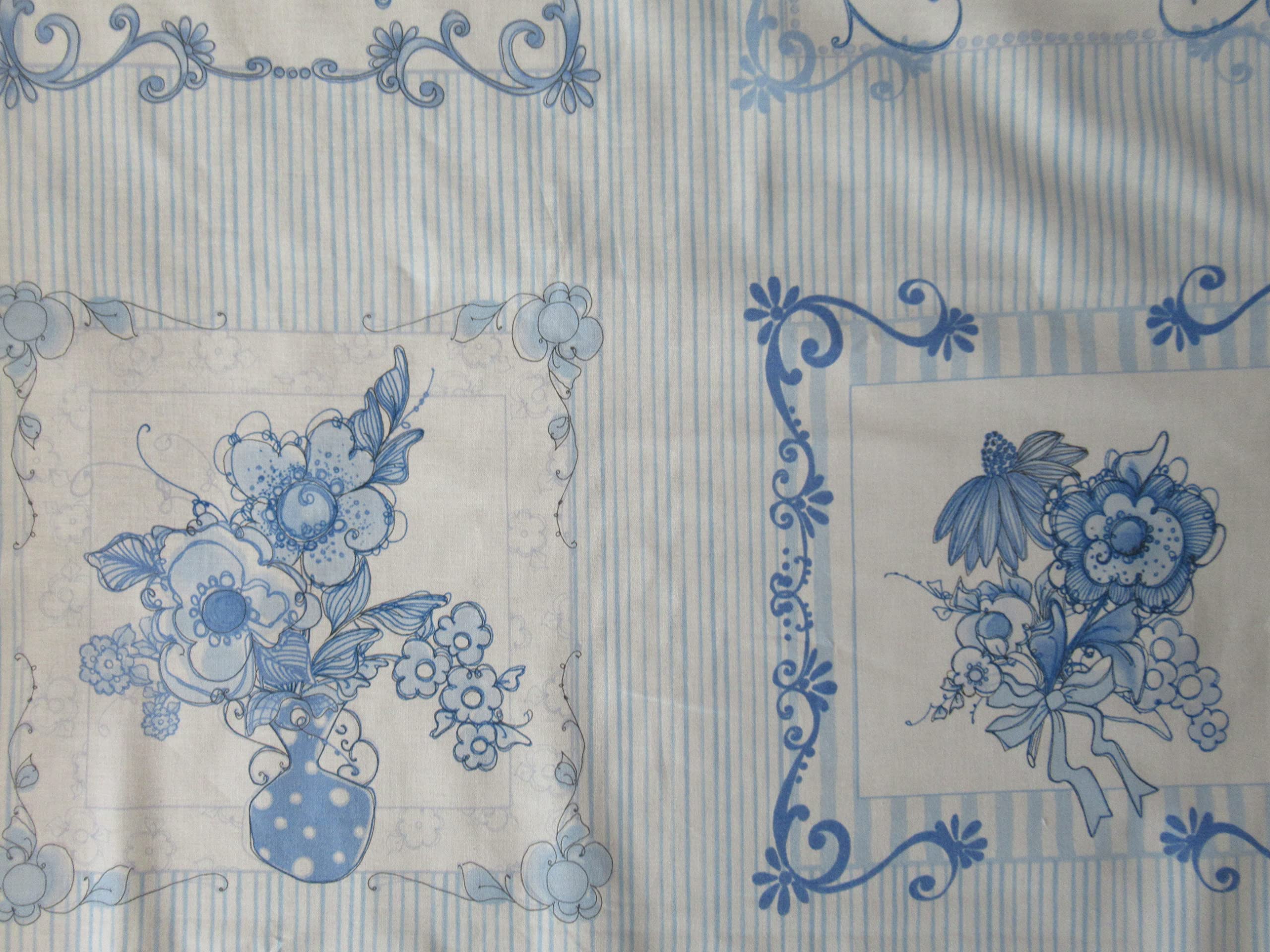 こころ様ご確認用 ロラライハリス26-3〜4 Amazon | Loralie Designs Blue Flora 廃盤柄：ロラライハリス、USA