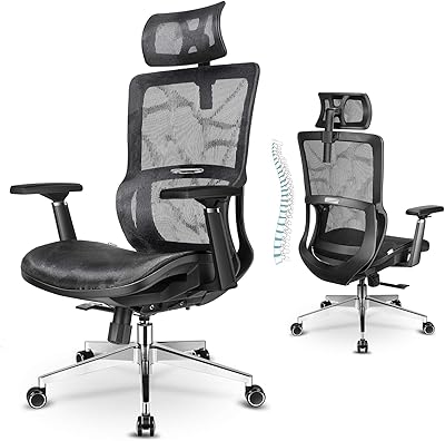 Amazon Com Ergonomic Office Chair Mfavour Office Chair Mesh With 3d Armrest Lumbar Support Adjustable Headrest Home Ergonomic Chair Breathable Mesh Seat For Study Work And Gaming Home Kitchen Amazon Com Ergonomic Office Chair Mfavour Office Chair Mesh With 3d Armrest Lumbar Support Adjustable Headrest Home Ergonomic Chair Breathable Mesh Seat For Study Work And Gaming Home Kitchen