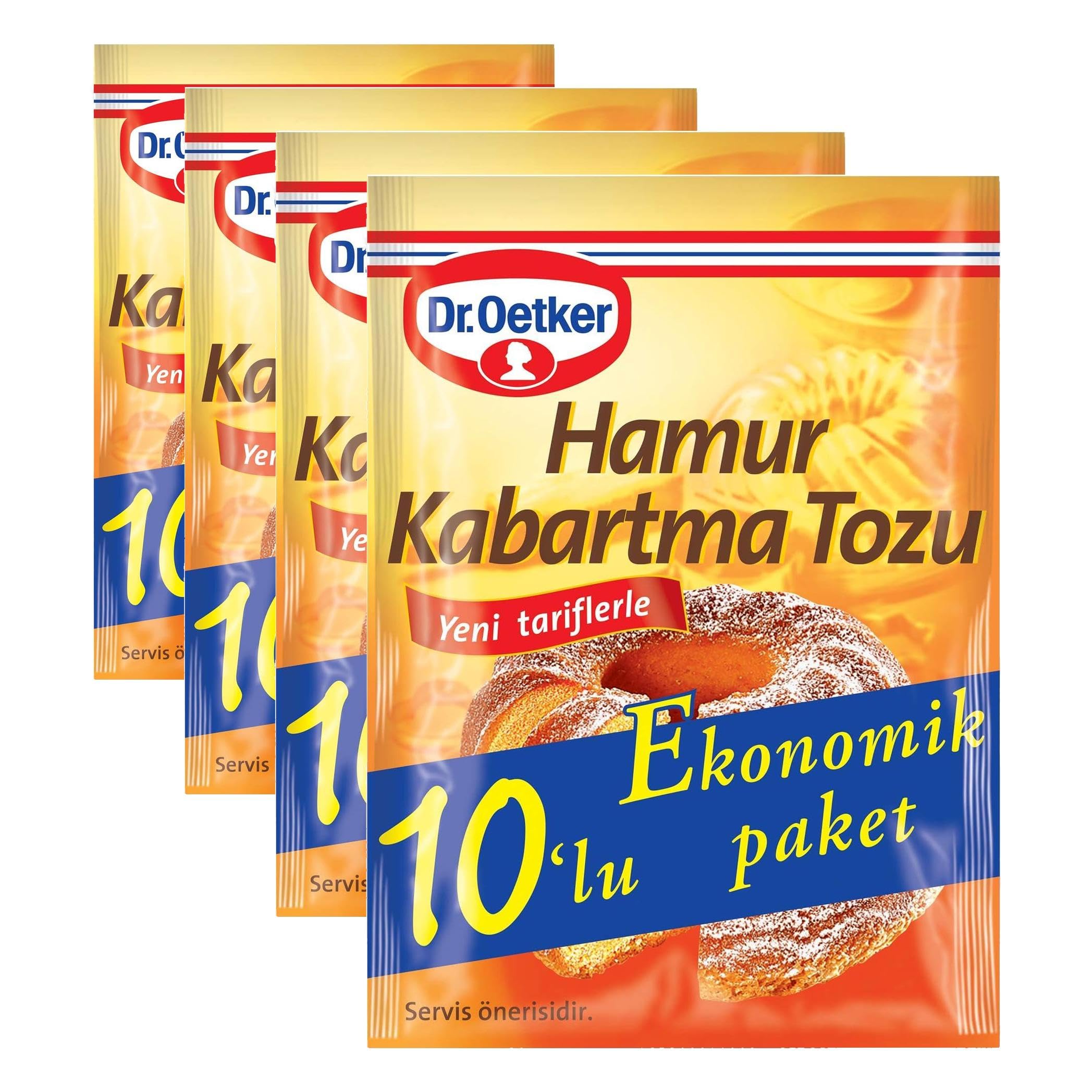 Dr. Oetker Hamur Kabartma Tozu 10'lu (4 paketi)