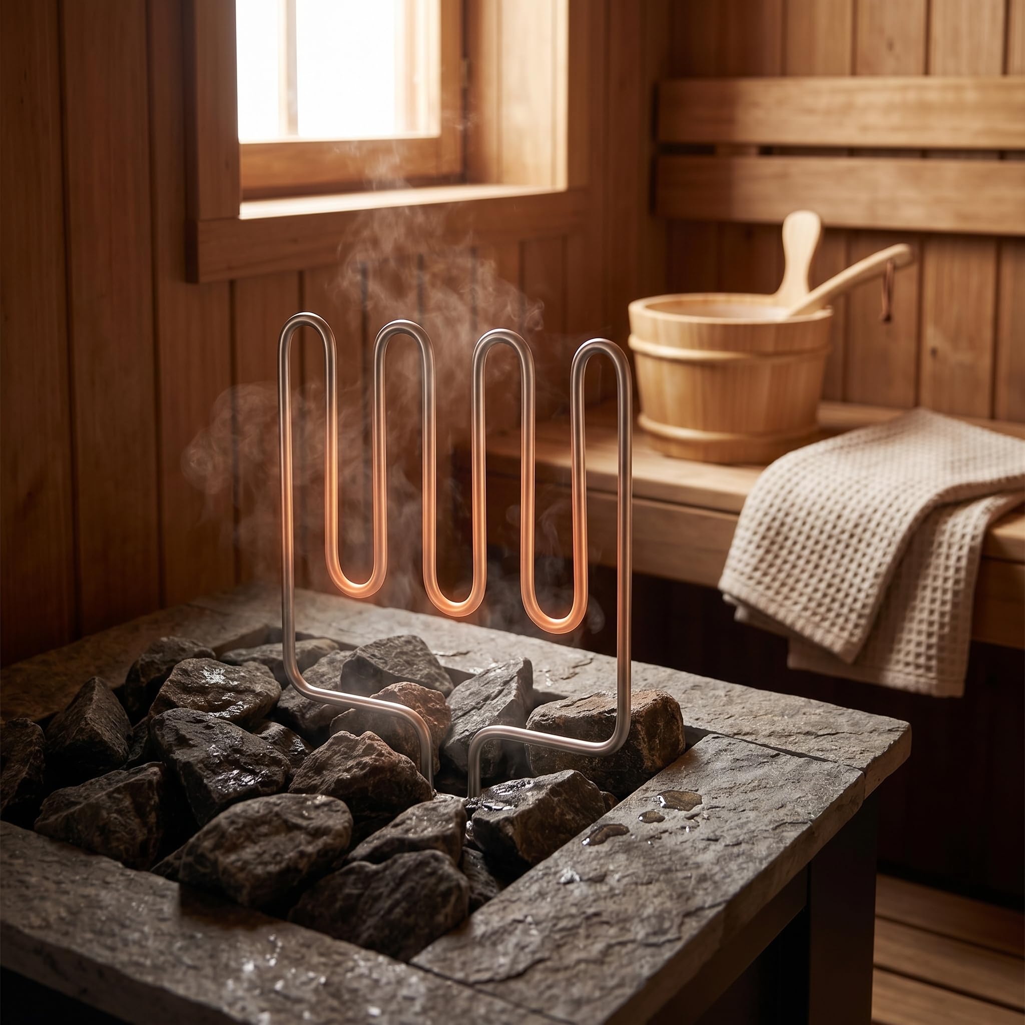 Zerodis Tubo de Calentamiento Resistente a Alta Temperatura de Acero Inoxidable para Sauna para Clubes de Sauna (SCA-2000W)
