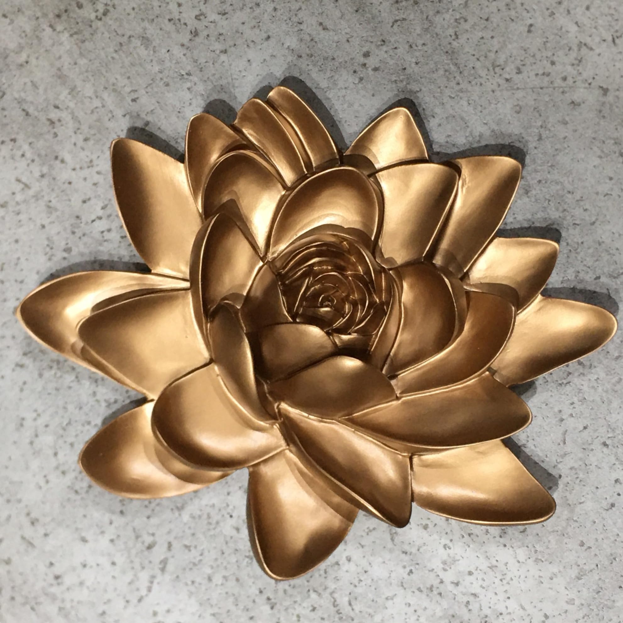 Amazon.com: Artgenius Resin Lotus Flower Wall Decor,3D Flower Wall