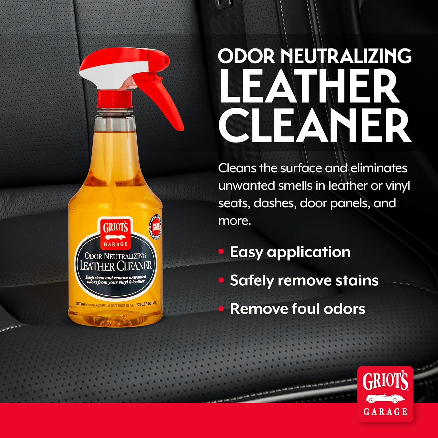 Griot's Garage Odor Neutralizing Leather Cleaner