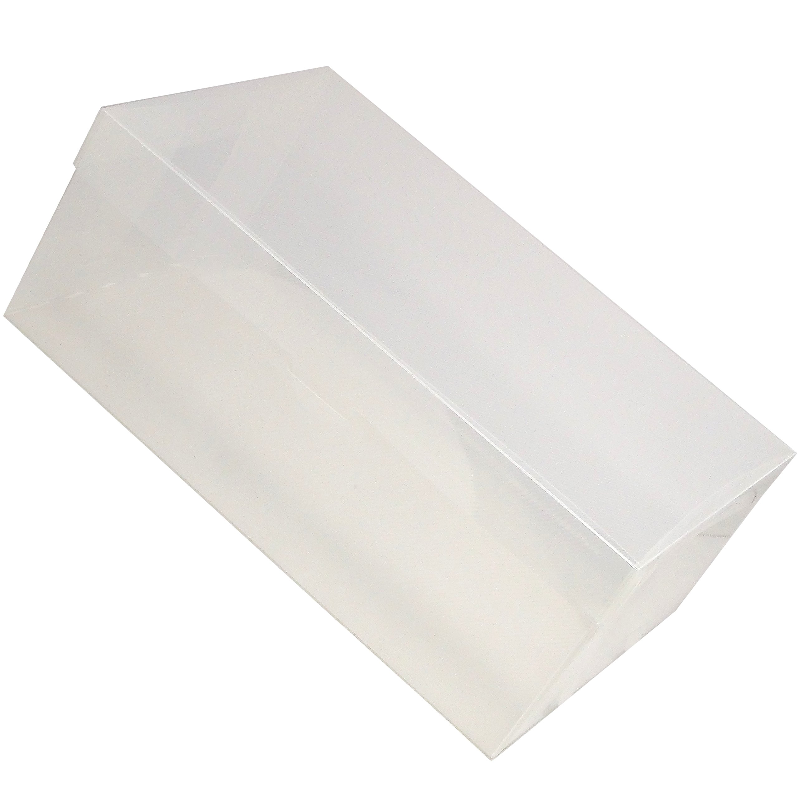 DynaSun 30x PP435 XXL Box Porta Scarpe Trasparente Uomo Donna in Contenitore Salvaspazio Portascarpe Storage Impilabile Pieghevole