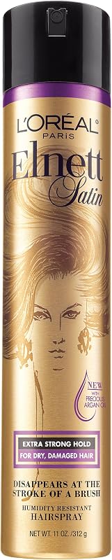 L'Oreal Paris Elnett Satin Precious Oils Laca para el cabello 11 onzas (1 unidad)
