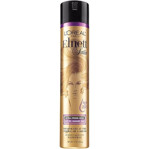 L'Oreal Paris Hair Care Elnett Satin - Laca para el cabello (extra fuerte), Total 1