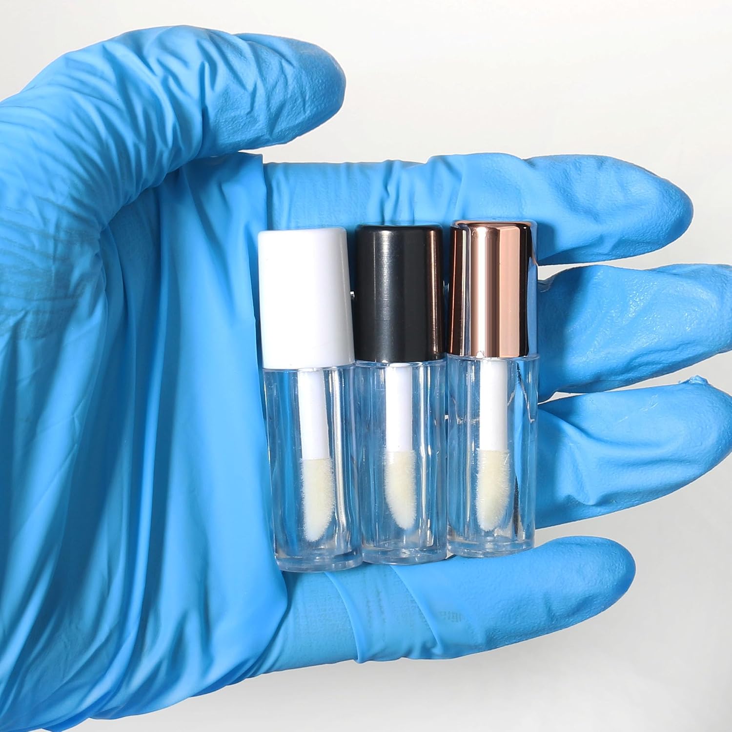 COSIDEA 26pcs Empty Rose gold 0.8ml mini lip gloss tubes Sample size lipgloss containers for sample sack lip oil DIY wholesale