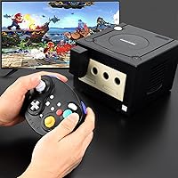 Vista 8 de 2.4 GHz Wireless GameCube Switch Pro Controller, for NGC GameCube Console, Switch/Switch OLED, PC, Steam Deck (Built-in Rumble) (Rechargeable)