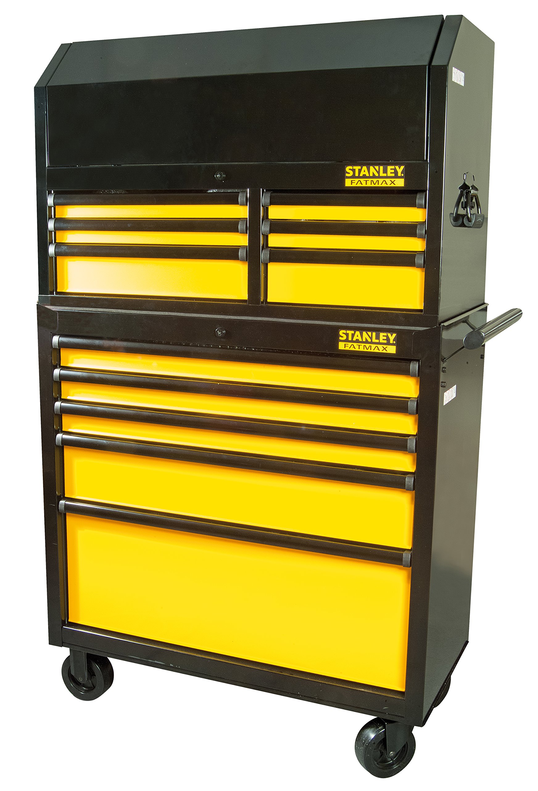STANLEY Fmht0-74027 Servante 5 Tiroirs - Gamme FATMAX - Amortisseurs De Tiroir - Tapis De Sol En Caoutchouc - Fermeture Centrale Et Sécurisé - Roues Extra Résistantes