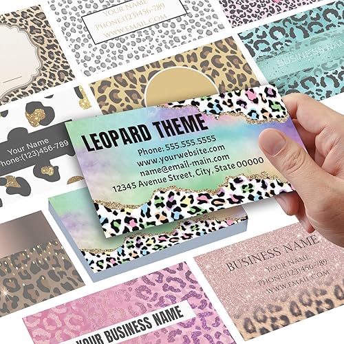 Miniatura 11 de Tarjetas de presentación personalizadas con plantillas coloridas, tarjetas de visita personalizadas con tu logo, de 3.5 x 2 pulgadas, papel mate