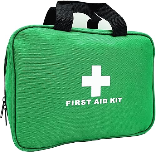 Miniatura 11 de Bolsa de primeros auxilios roja vacía de rescate de viaje para primeros auxilios, bolsa de emergencia para automóvil, hogar, oficina, cocina, Rojo