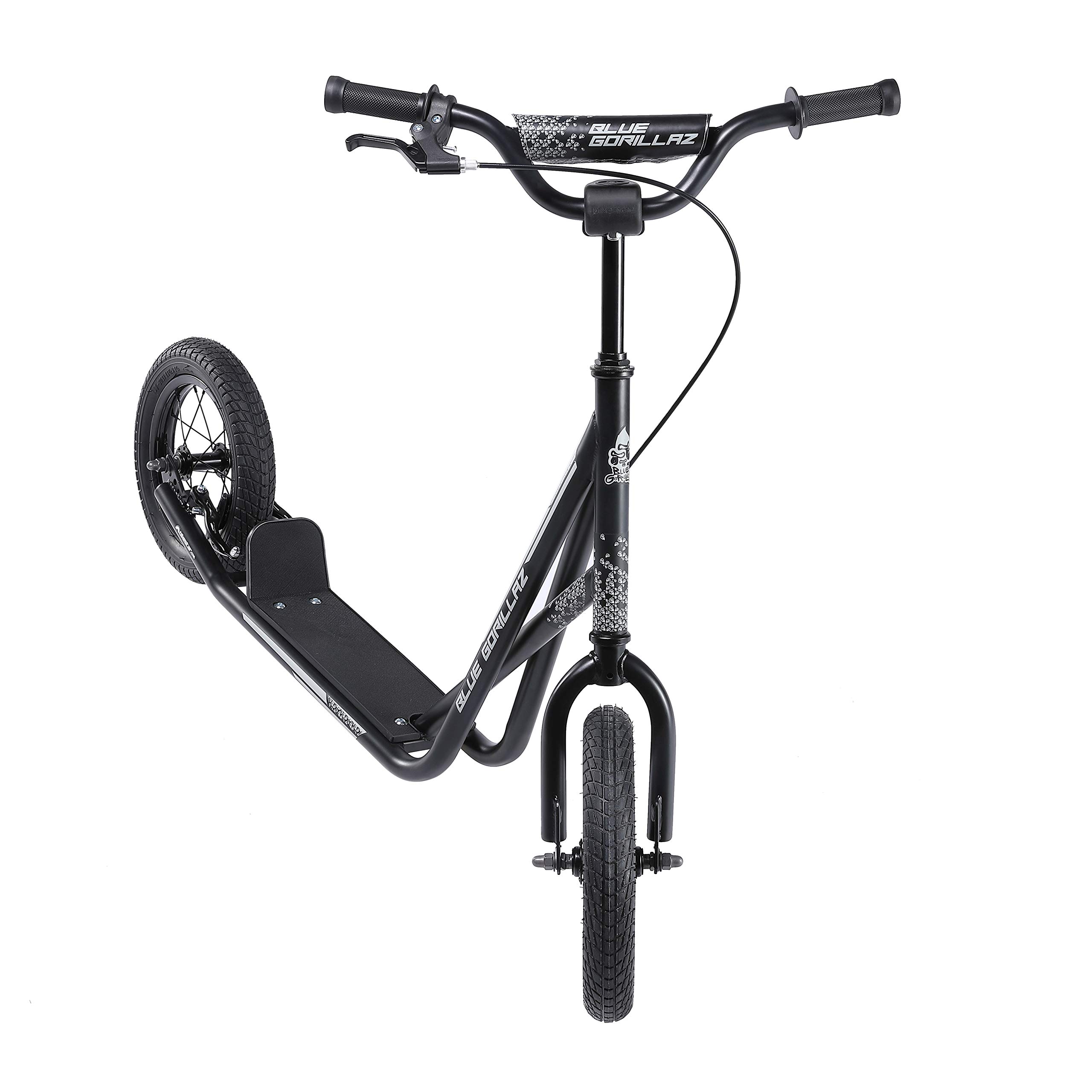 Monopattino Bambini 2 Ruote da 7 Anni | Scooter Bambini 12 Pollici con Ruote Grandi