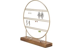 MyGift 3 Tier Metal Earring Display