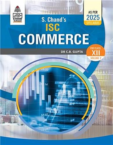 ISC Commerce Class 12 Volume 2 (as per 2025 syllabus)