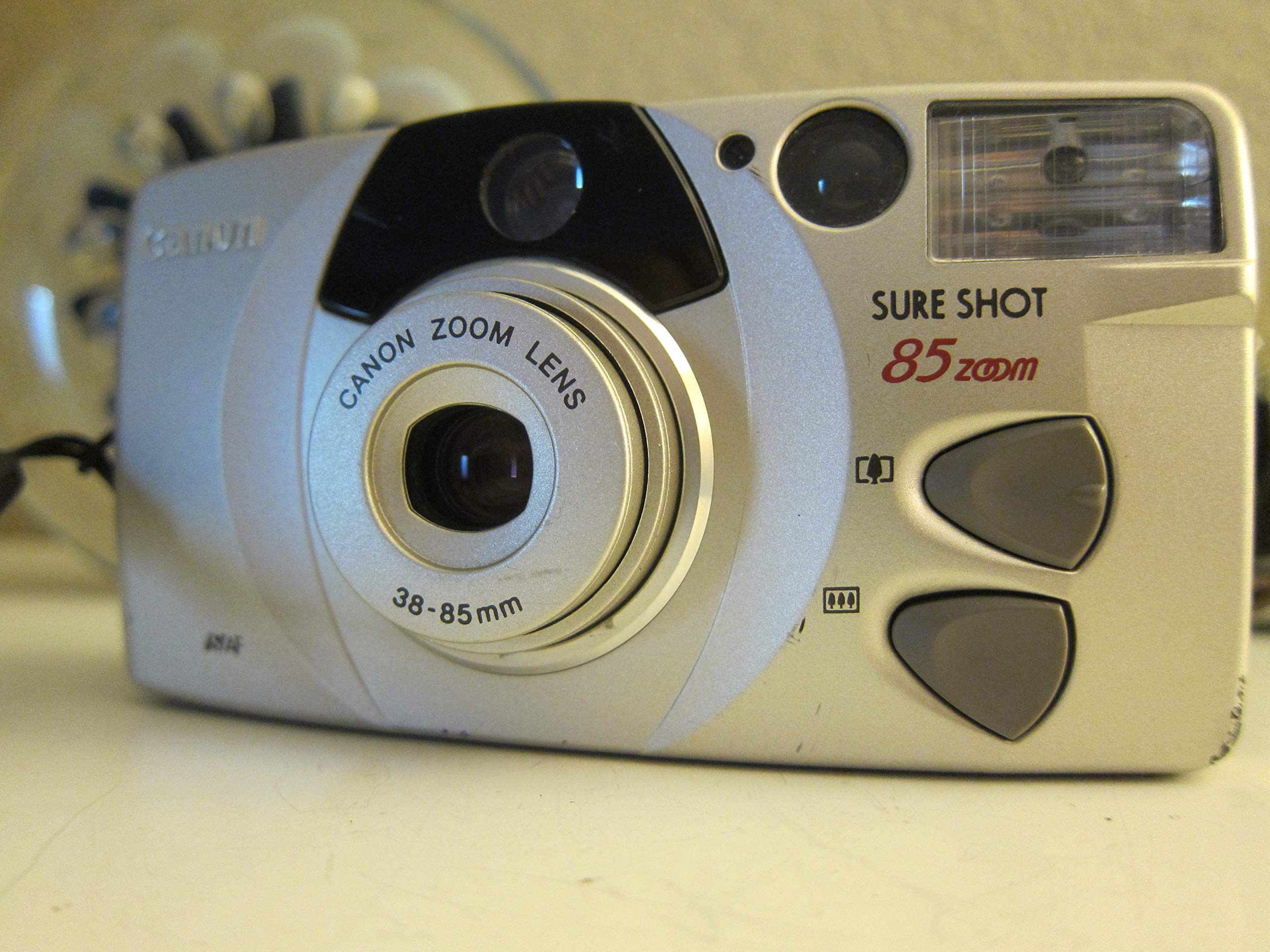 Canon Sure Shot 85 Platinum Zoom 35mm Camera: Film Cameras: Amazon
