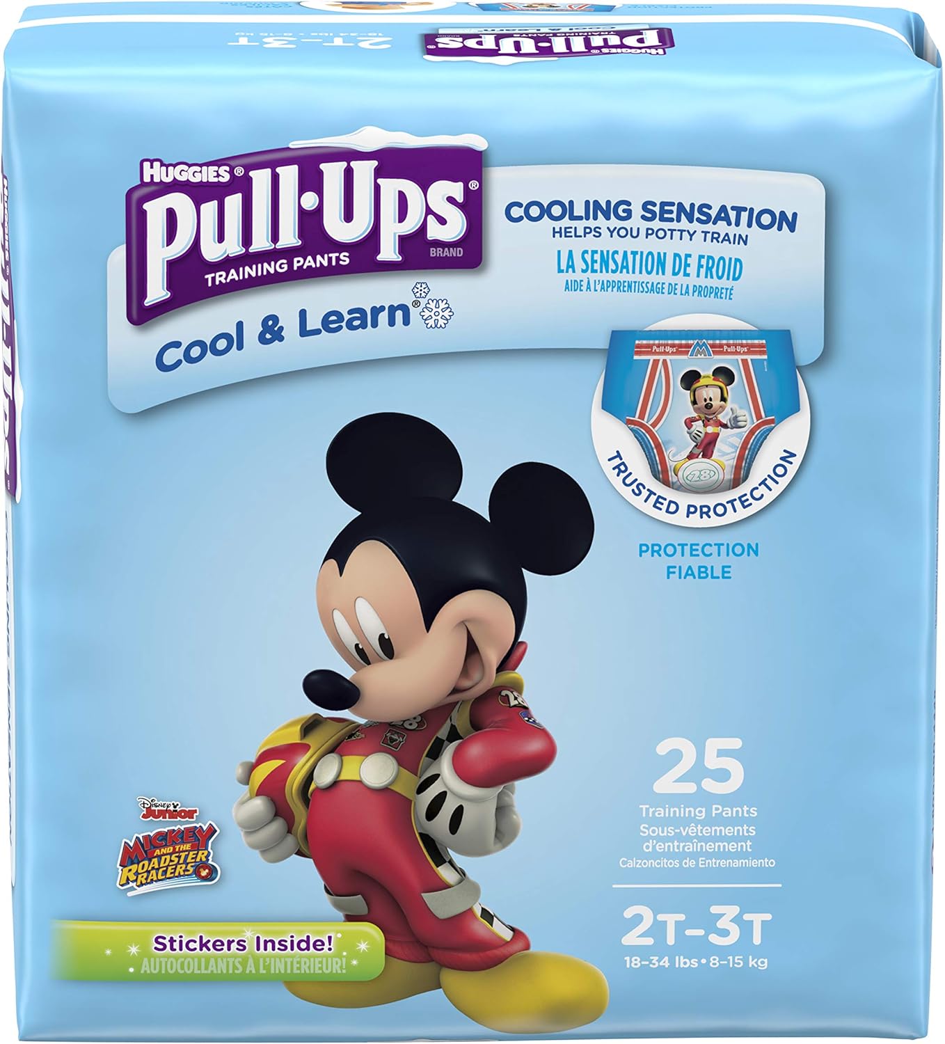 PullUps Cool & Learn Potty Training Pants for Boys, 2T3T