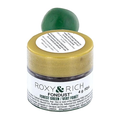 Miniatura 15 de Roxy & Rich Fondust - Colorante alimenticio en polvo, 0.14 oz Wedgewood