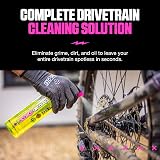 Muc-Off Drivetrain Cleaner - Biodegradable Bike Chain Cleaner and Degreaser Spray - Fast-Acting Cleaning Spray for Chain and Drivetrain, MTB Road Gravel BMX - 500ml - 4