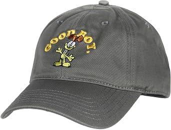 Neff Mens Garfield Odie Good Boy Adjustable Cap Dad Hat Grey
