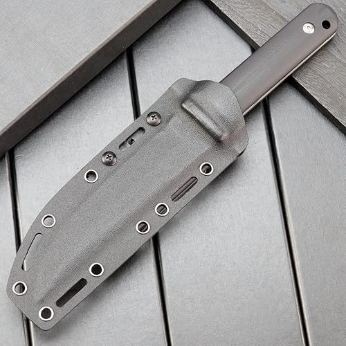 Miniatura 8 de Eafengrow EF123 Cuchillo de hoja fija 14c28n Hoja de acero G10 Mango fijo Cuchillo para acampar al aire libre Caza Herramienta de supervivencia