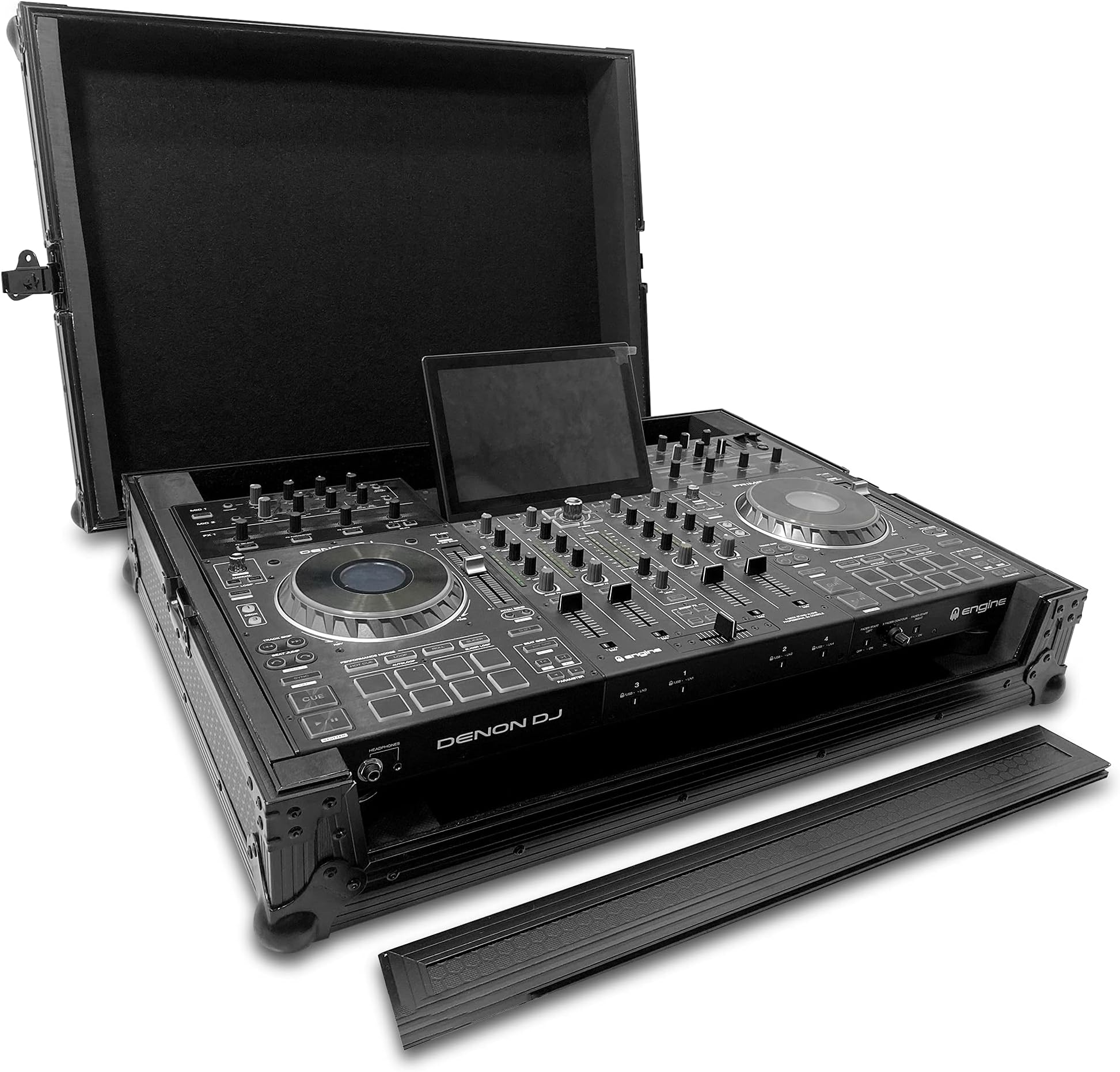 Prime 4 Controller Padded Transport Carry Flight Case Stealth Black