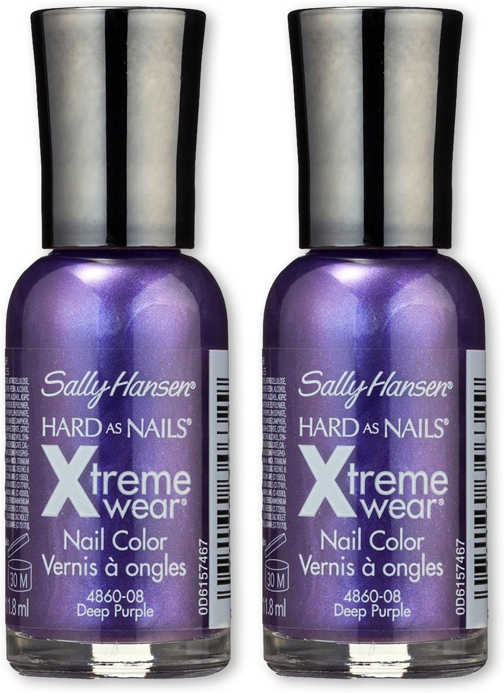 Sally HansenHard As Nails Xtreme Wear, Deep Purple, 0.4 Fluid Oz, 2 Ea
