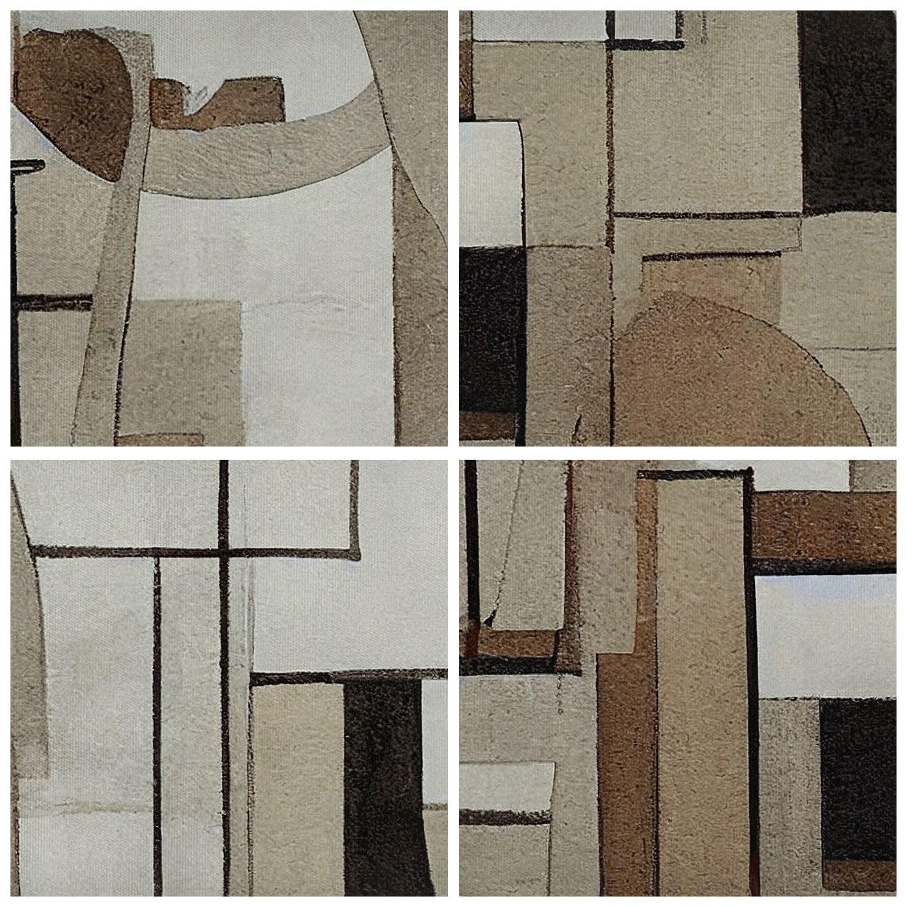 ARTTOR Lienzo Decorativo 120x80cm Moderno Horizontal Abstracto Arte - 5645