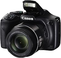 Canon PowerShot SX540 HS Digital Camera with 50x Optical Zoom, Wi-Fi NFC, 20.3MP - Renewed Black