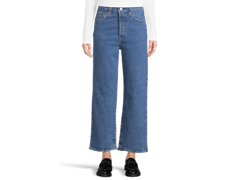 Levi's(r) Premium Ribcage Straight Ankle Women's Jeans Jazz Pop : 29 27, Polyester/Elastane/Denim