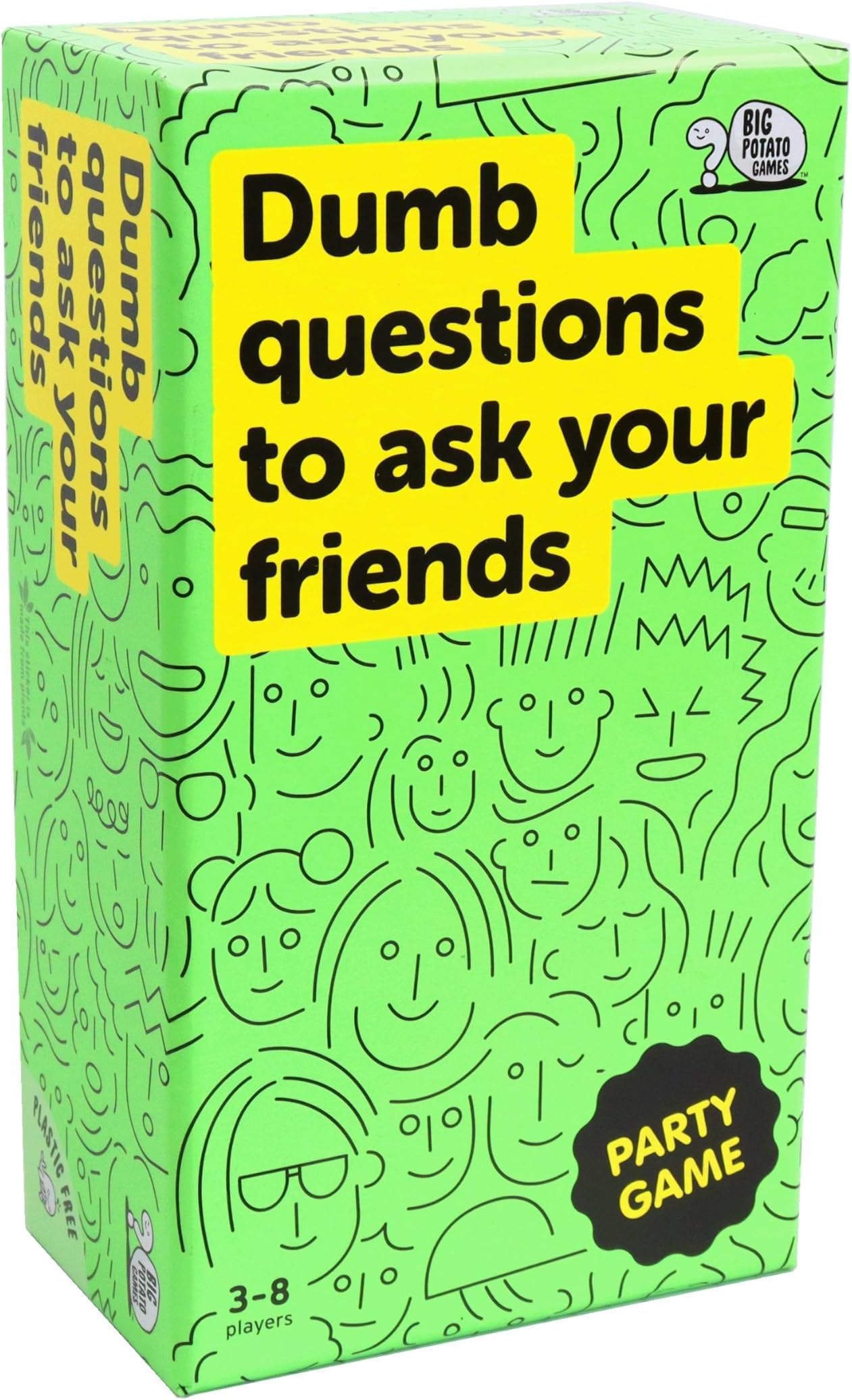 Big Potato Dumb Questions – A Hilarious Party Game for Adults and Friends, Full of Unexpected and Outrageous Conversations, Perfect for Game Nights and Gatherings