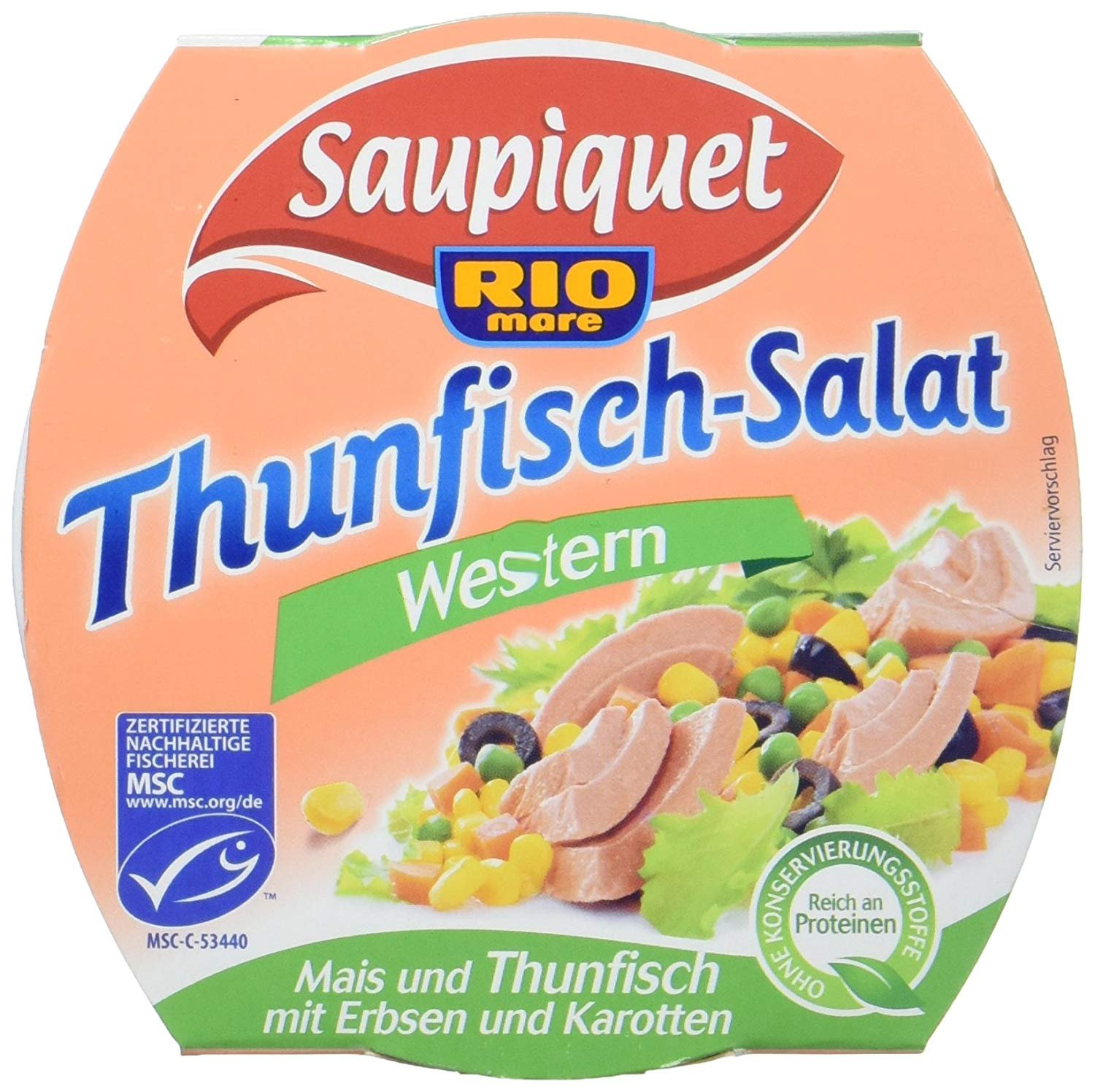 Saupiquet Thunfisch Salat Western, 18er Pack (18 x 160 g)