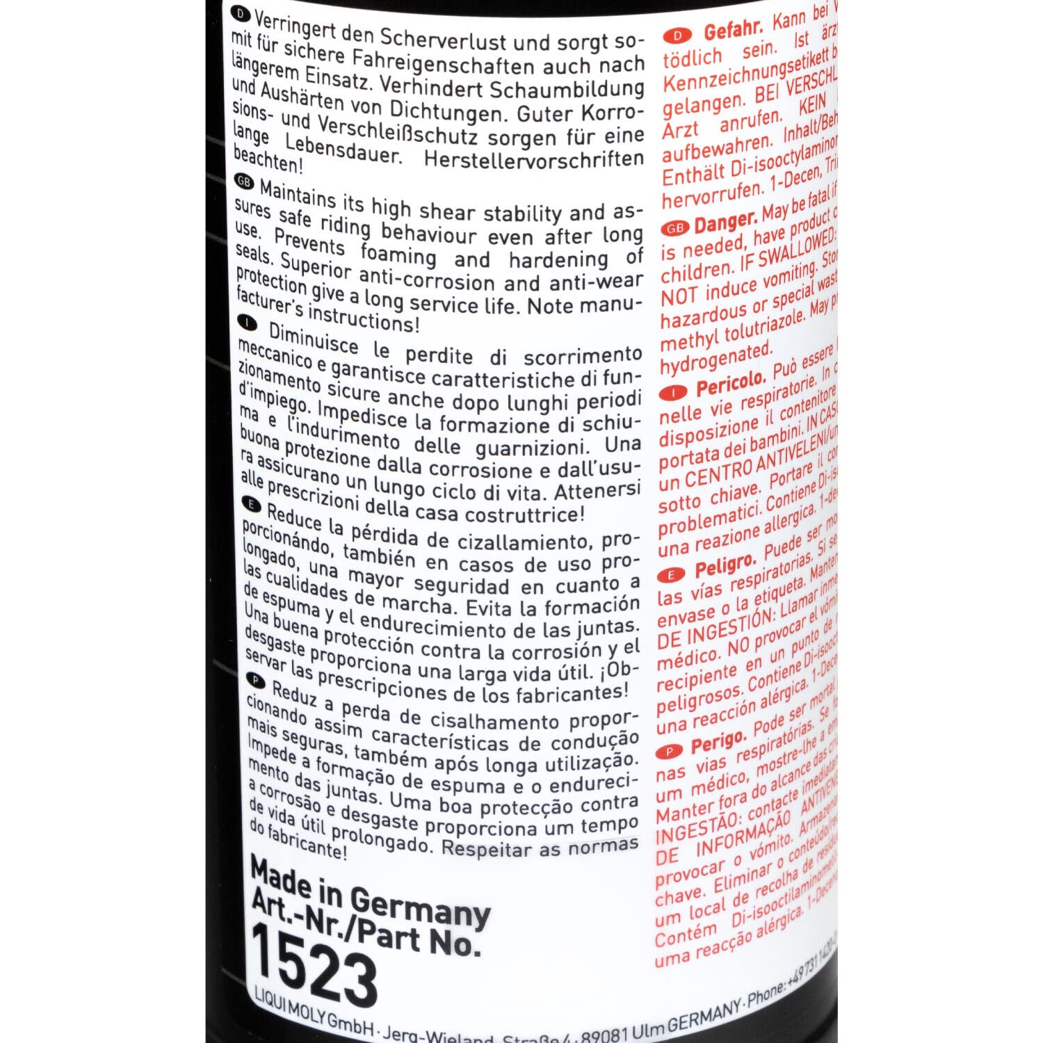 Gabelöl Gabel Öl LIQUI MOLY Motorbike 5W light 3 X 500 ml