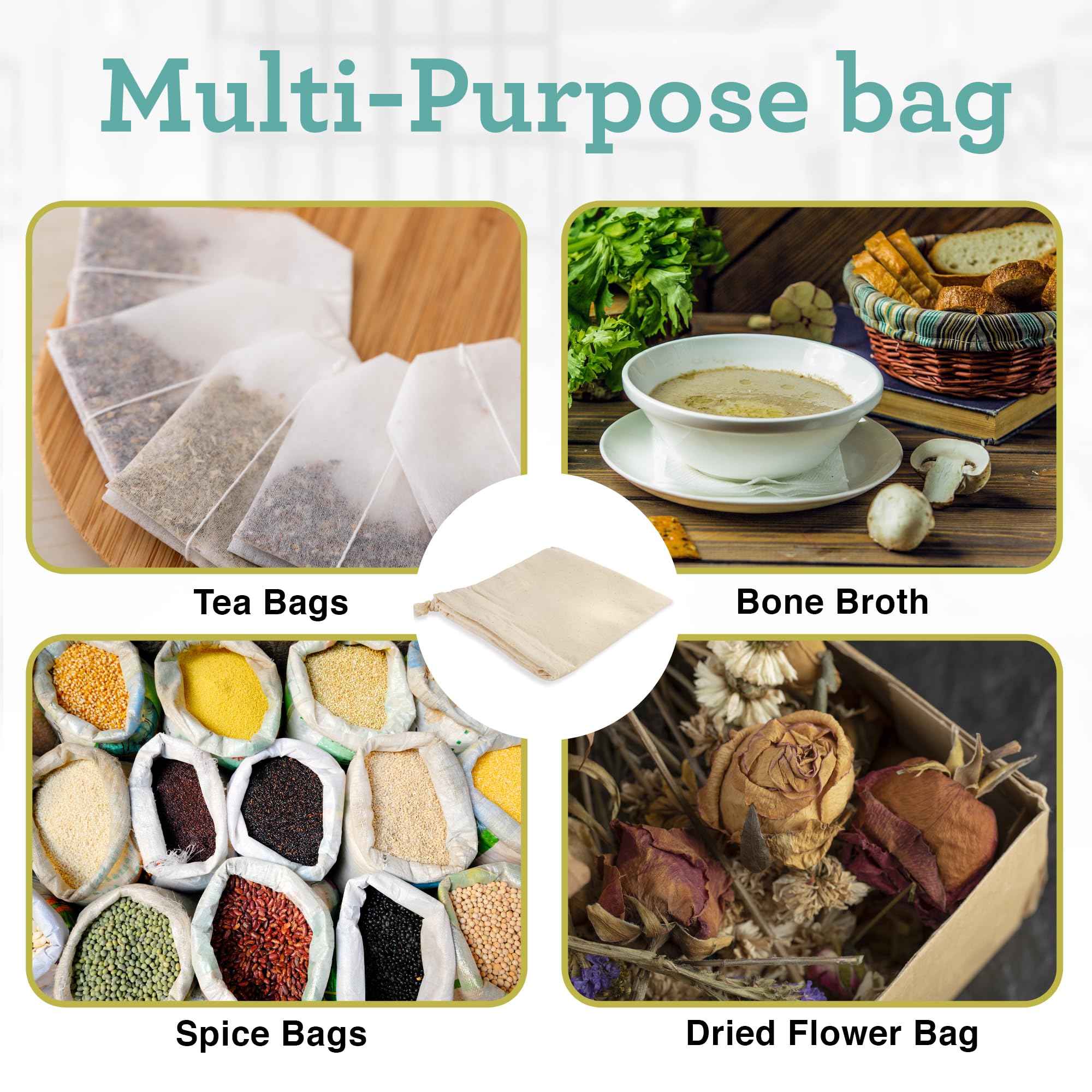 10 Bolsas De Leche De Nueces Reutilizables - Filtra Yogur, Café, Jugos...