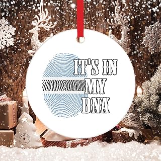Botswana Christmas Ornament - National Flag Ornament Country National Christmas Tree Ornaments Botswana It's in My DNA Christmas Stocking Filling Gift Merry Xmas for Family & Friends