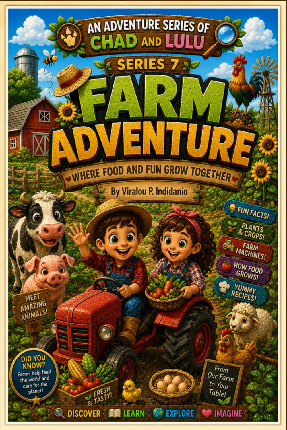 Farm Adventure: Where Food and Fun Grow Together (Chad and Lulu Adventure Series)