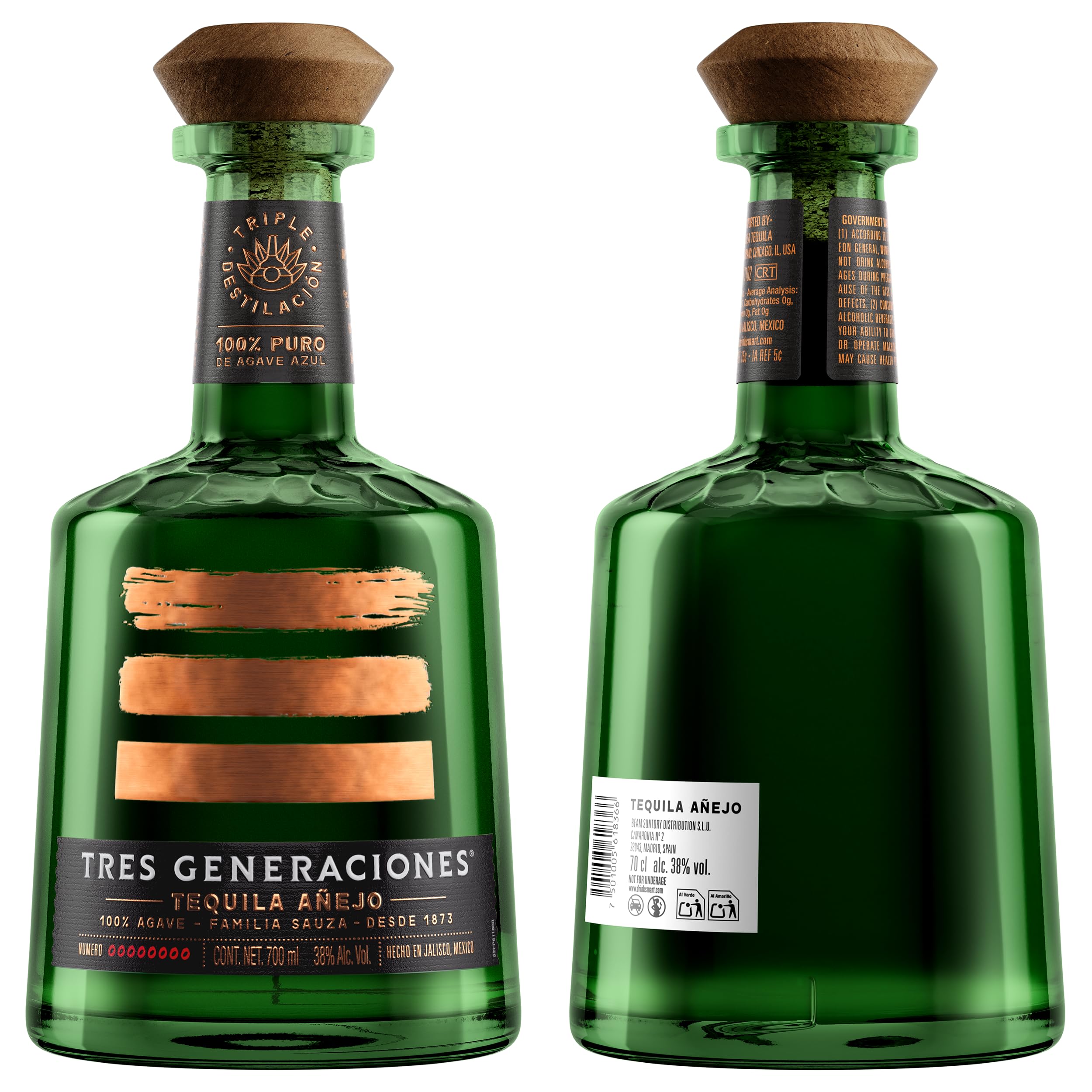 Tres Generaciones Tequila Añejo 700ml