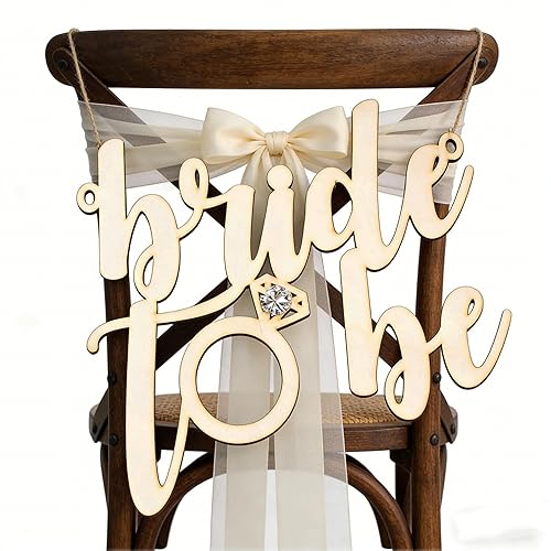 Wooden Bride to Be Chair Sign,Bride to Be Decorations For