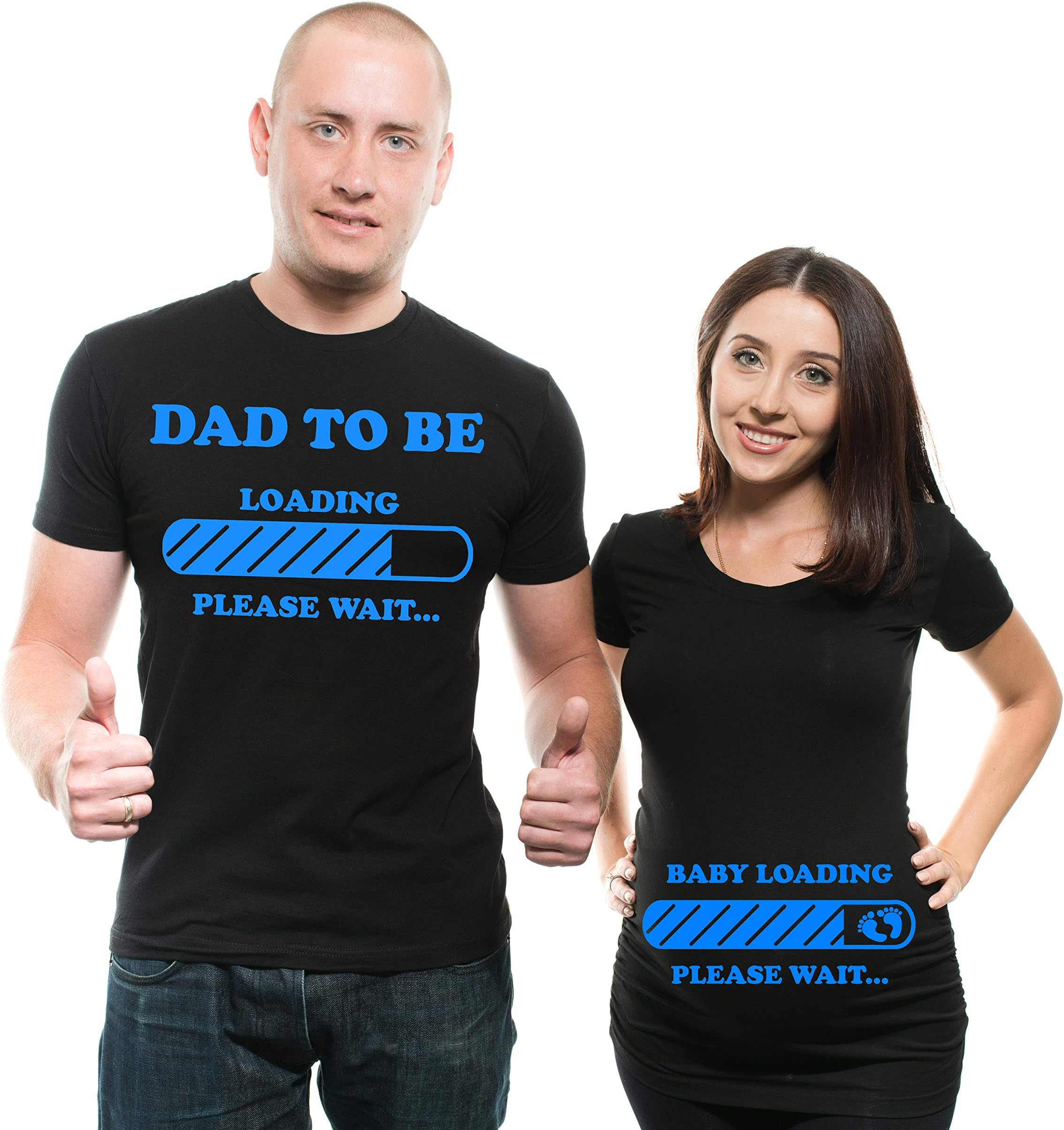 Baby Loading Couple Maternity t-Shirts dad to be t-Shirt