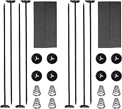 Automotive Fan Mounting Kit, Radiator Fan Zip Ties Clips Mounting Kit, Electric Mount Hold Down for Cooling Fan Transmission Cooler Radiator Fan Kit for Universal Car Vehicle
