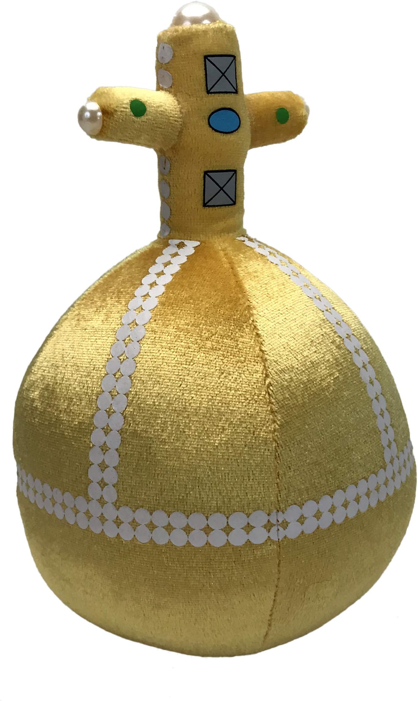 Factory Entertainment Monty Python and the Holy Grail Talking Holy Hand Grenade Plush, Gold 8 inches