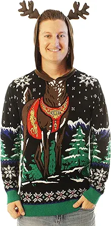 Ugly Christmas Party Classic Knitted Ugly Christmas Sweater For Men & Women Hoodie