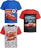 Disney Cars Lightning McQueen Pixar Graphic T-Shirt (Sets) Tow Mater Doc Cruz Finn Outfit Tee Toddlers Birthday Kids Clothes